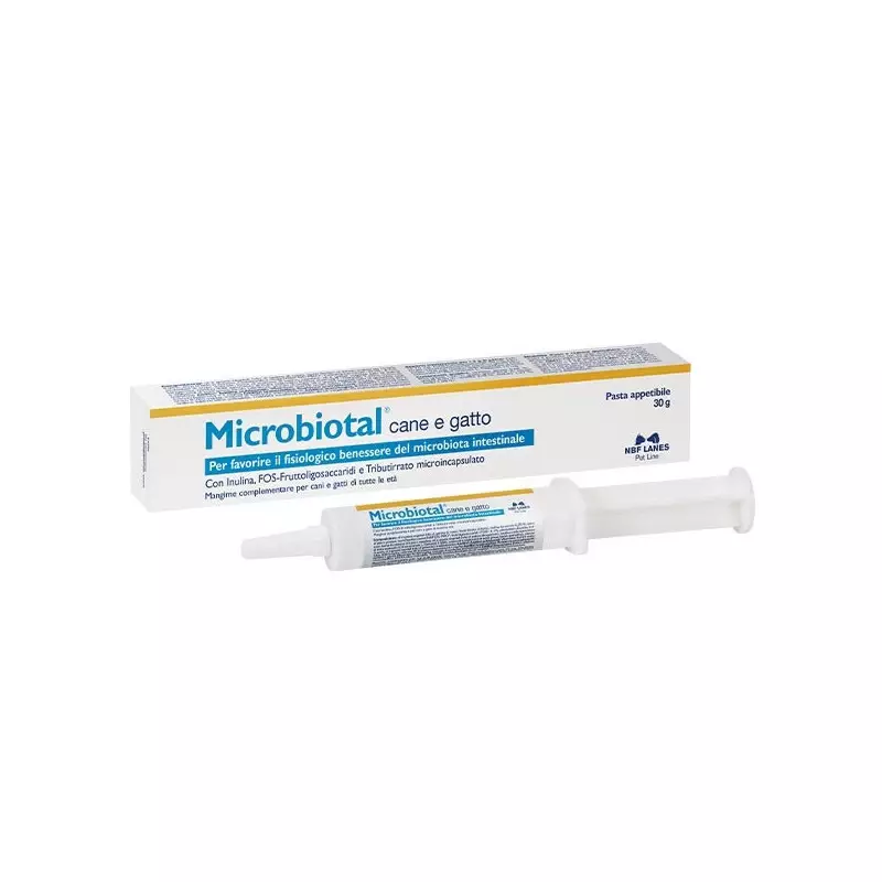 NBF Lanes Microbiotal Pasta Dog Cat Spritze von 30 gr. NBF Lanes Microbiotal Pasta Dog Cat Spritze von 30 gr.