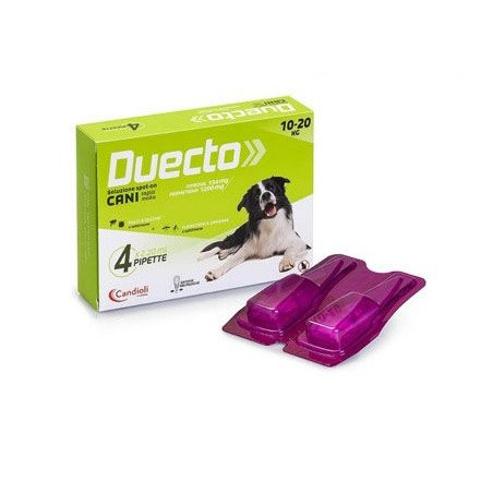 CANDIOLI Duecto Spot-on Medium 10/20 kg 4 pipette - 