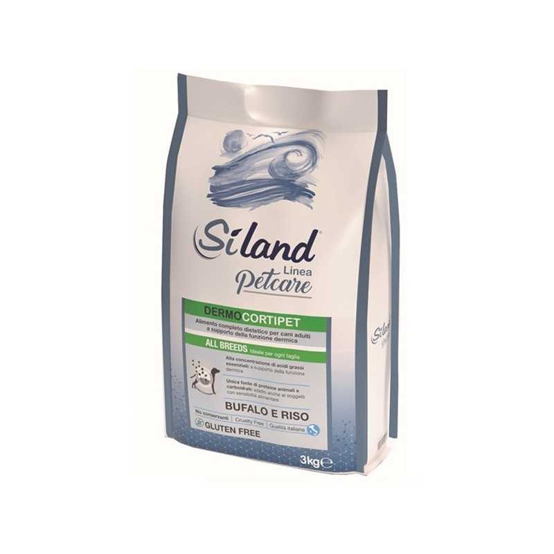 Siland Dermocortipet All Breeds Bufalo et Riz 3 kg. Siland Dermocortipet All Breeds Bufalo et Riz 3 kg.