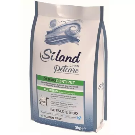 Siland Dermocortipet All Breeds Buffalo and Rice 3 kg.