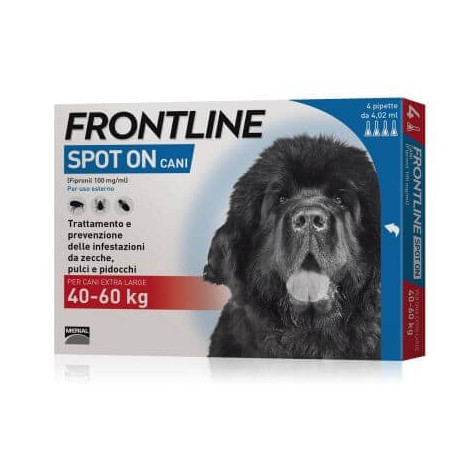 Frontline Spot bei extra großen Hunden 4 Pipetten 4,02 ml über 40 kg