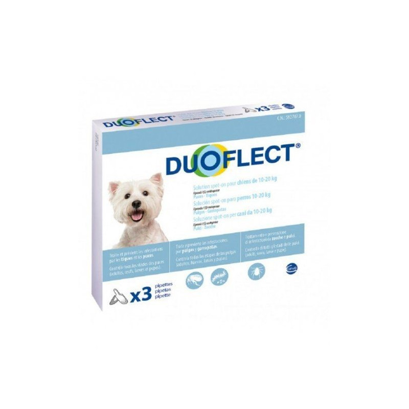 Ceva duoflect 10-20 3 kg - pipettes Ceva duoflect 10-20 3 kg - pipettes