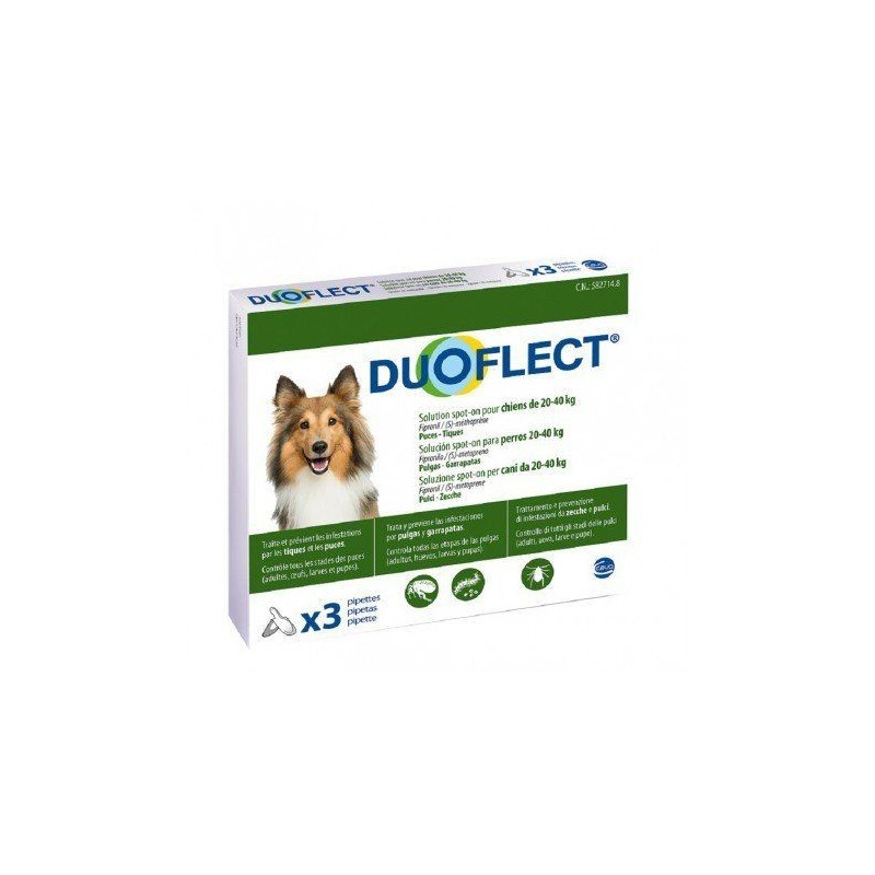 Ceva duoflect 20-40 3 kg - pipettes Ceva duoflect 20-40 3 kg - pipettes