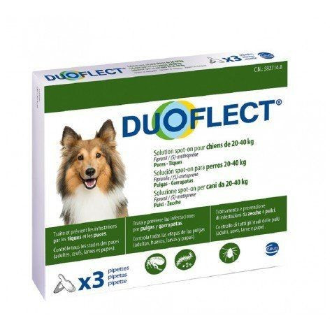 Ceva duoflect 20-40 kg 3 pipette - 