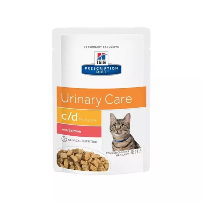 Hill's c / d feline urinary 85 gr salmon