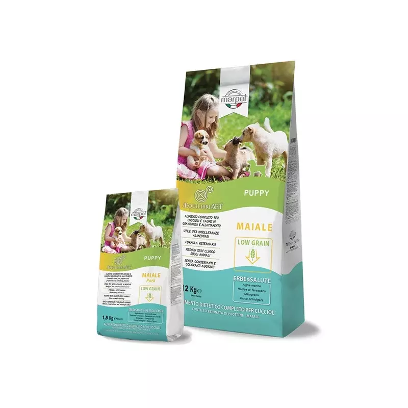 Marpet Equilibria Puppy Medium Large Low Grain 100% Pork 12 Kg. Marpet Equilibria Puppy Medium Large Low Grain 100% Pork 12 Kg.