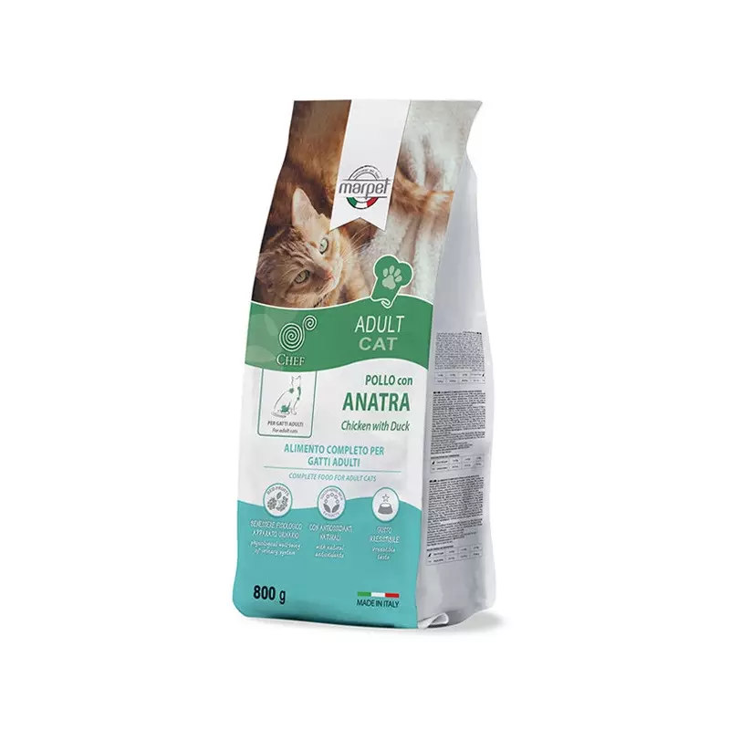 Marpet Gatto Equilibria Chef Adult Pollo e Anatra 800 Gr. Marpet Gatto Equilibria Chef Adult Pollo e Anatra 800 Gr.