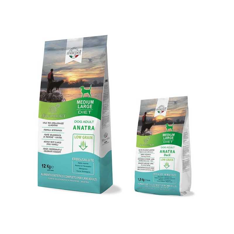 Marpet Chien Equilibria Low Grain 100% Canard Mini 1,5 kg Marpet Chien Equilibria Low Grain 100% Canard Mini 1,5 kg