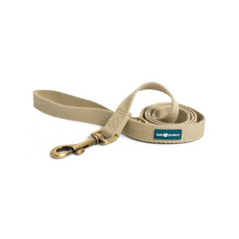 FARM COMPANY GREEN Eco-friendly Leash for Dogs in Soy Fiber Color TAUPE Size S / M