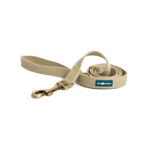 FARM COMPANY GREEN Eco-friendly Leash for Dogs in Soy Fiber Color TAUPE Size S / M
