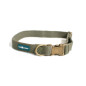 FARM COMPANY GREEN Eco-friendly Collar for Dogs in Soy Fiber Color OLIVE GREEN Size S / M