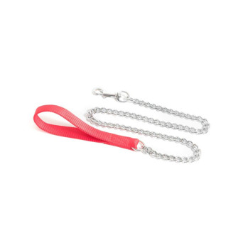 FARM COMPANY Nylon leash and chain RED color