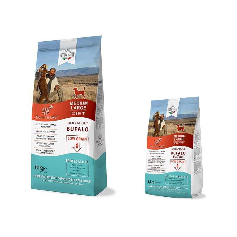 Marpet Chien Equilibria Low Grain 100% Bufalo Mini 6 kg