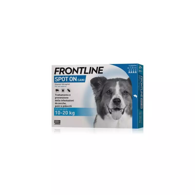 Frontline spot on cani medi 4 pipette 1,34 ml 10-20 kg