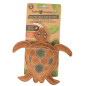 FARM COMPANY GREEN Leather turtle toy for dogs