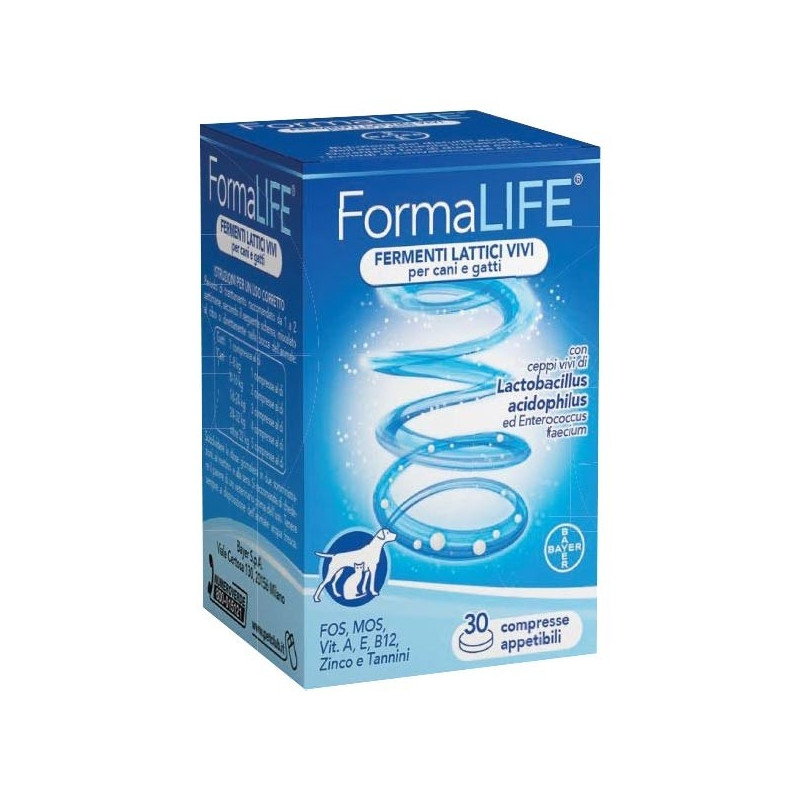 Elanco- FormaLife Fermenti Lattici Attivi 30 comprimés Elanco- FormaLife Fermenti Lattici Attivi 30 comprimés