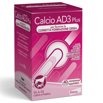 Elanco calcio ad3 plus 40 cpr. - 