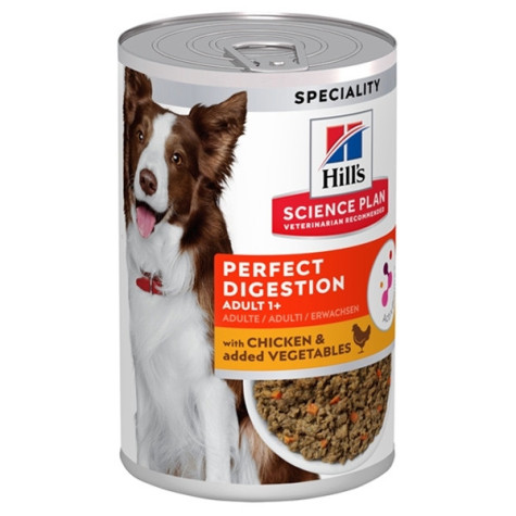 Hill's Pet Nutrition - Science Plan Perfect Digestion Adult 1+ con pollo e verdure aggiunte da 363 Gr. - 