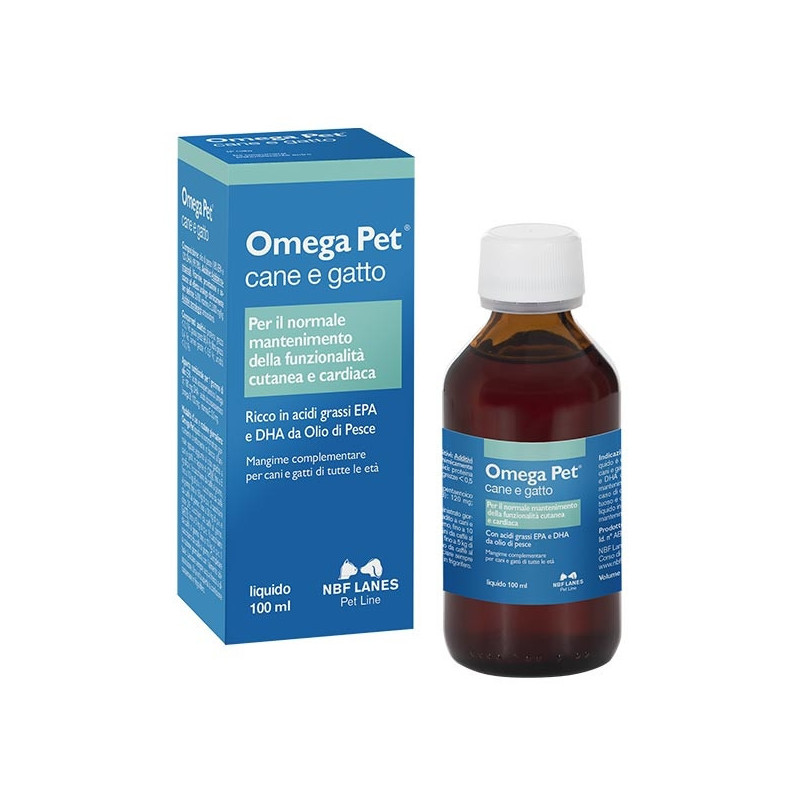 NBF Lanes Omega Pet gouttes 100 ml NBF Lanes Omega Pet gouttes 100 ml