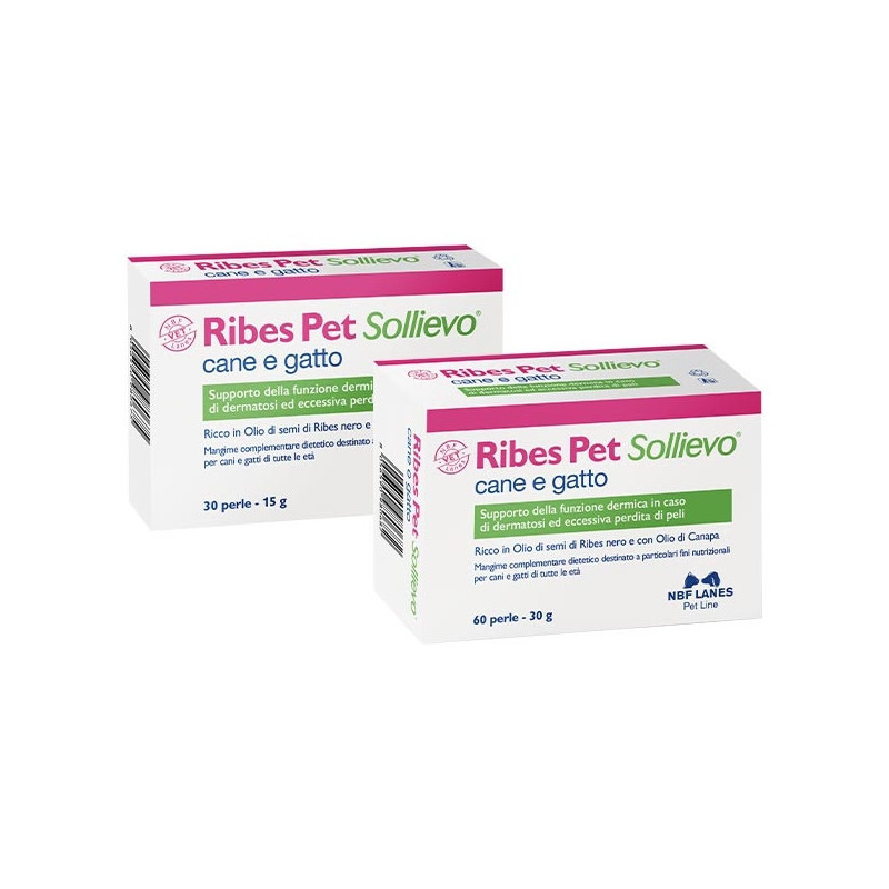 NBF Ribes Pet Sollievo Chien-Chat 30 Capsules NBF Ribes Pet Sollievo Chien-Chat 30 Capsules