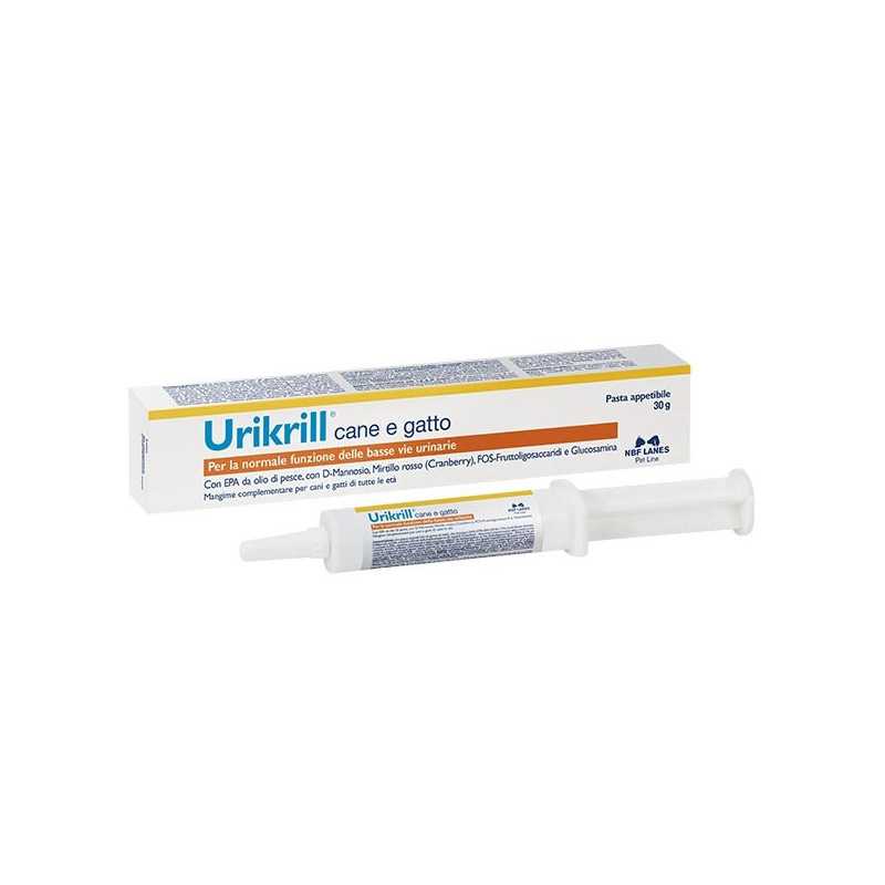 NBF Lanes - Urikrill Pâte Chien Chat Siringa 30 g. NBF Lanes - Urikrill Pâte Chien Chat Siringa 30 g.