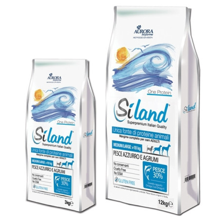 AURORA BIOFARMA Diet Siland Medium / Large Adult Blue Fish and Citrus Fruits 3 kg - 