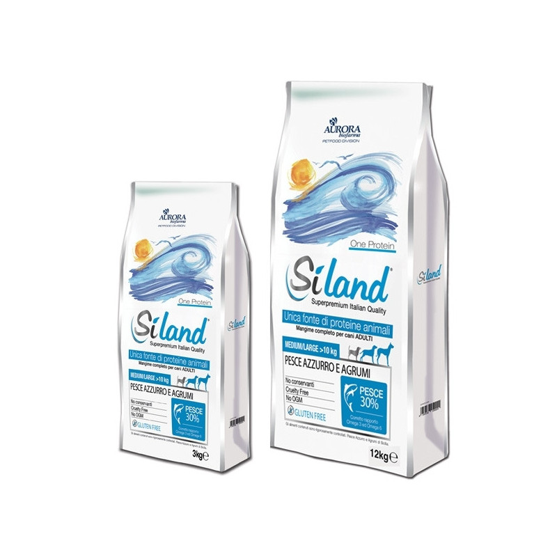 AURORA BIOFARMA Diet Siland Medium/Large Adult poisson Azzurro et Agrumi 12 kg