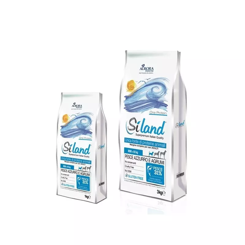 AURORA BIOFARMA Diät Siland Mini Adult Blauer Fisch und Zitrusfrüchte 3 kg.