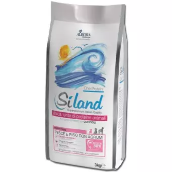AURORA BIOFARMA Siland Puppy Mini with Fish & Rice with Citrus Fruits 3 kg - 