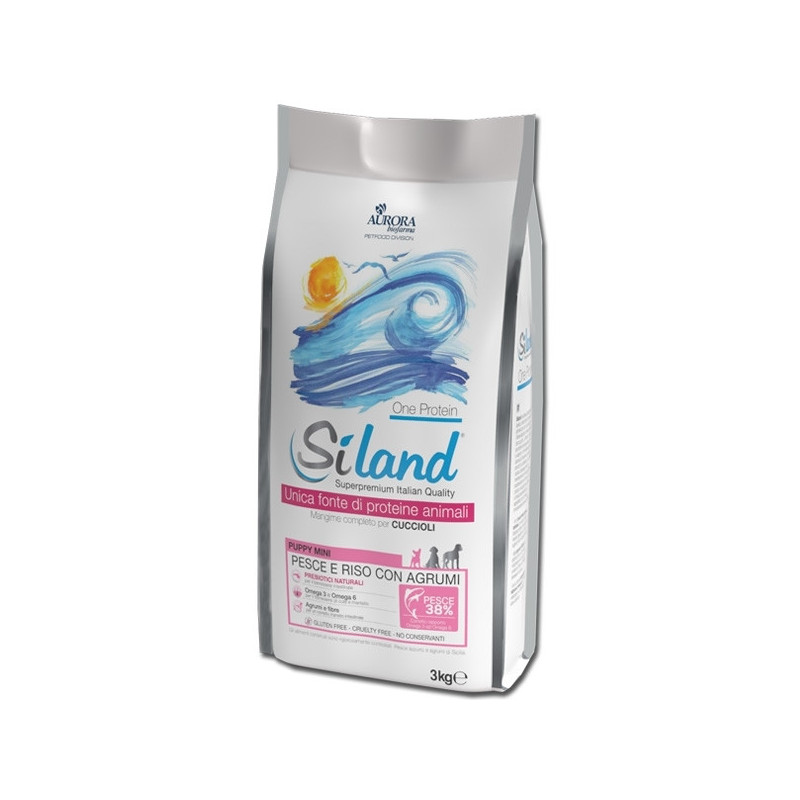 AURORA BIOFARMA Siland Puppy Mini al Poisson et Riz avec Agrumi 3 kg
