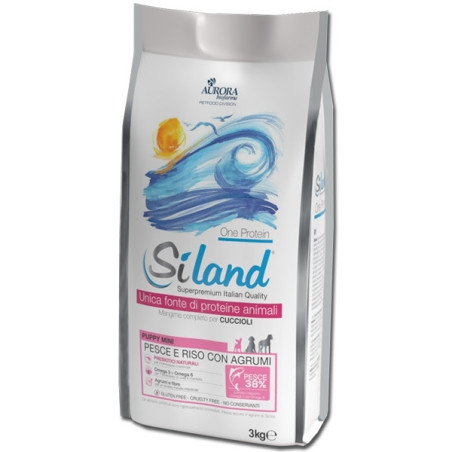 AURORA BIOFARMA Siland Puppy Mini al Pesce & Riso con Agrumi 3 kg - 