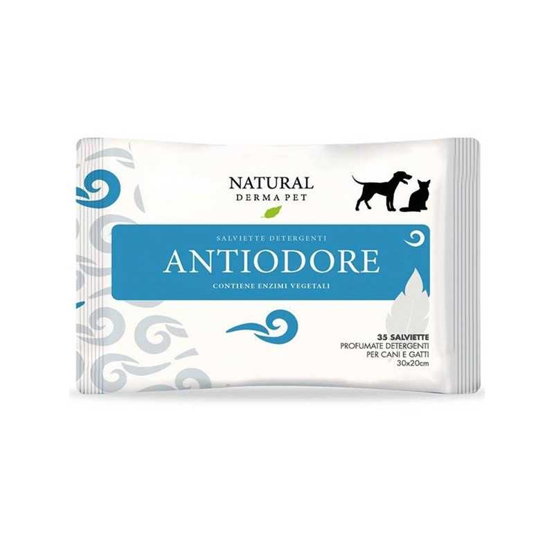 DERBE Natural Derma Pet 35 Lingettes Anti-odeurs DERBE Natural Derma Pet 35 Lingettes Anti-odeurs