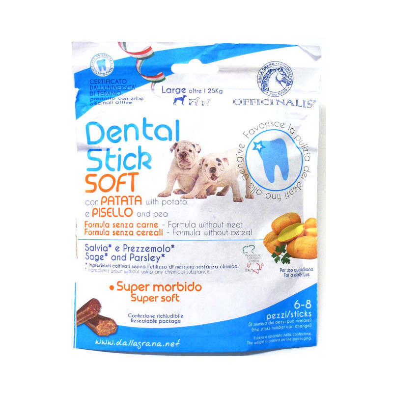 BRUNO DALLA GRANA Dental Stick SOFT Grain Free pour chiens Taille L BRUNO DALLA GRANA Dental Stick SOFT Grain Free pour chiens Taille L