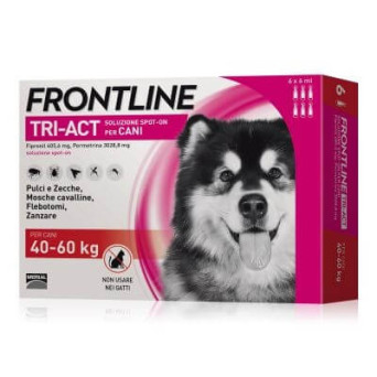 Frontline tri-act 40-60 kg 6 pipettes (6 ml)