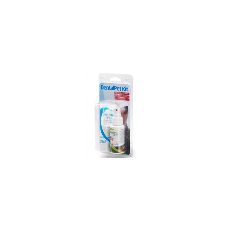 CANDIOLI Dental Pet Kit Igiene Orale Chien et Chat CANDIOLI Dental Pet Kit Igiene Orale Chien et Chat