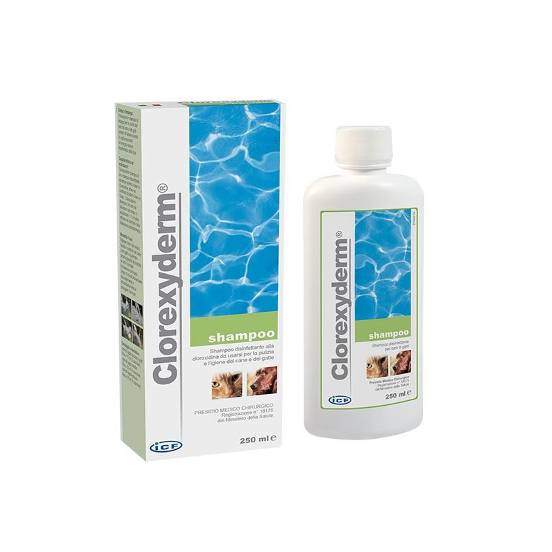 ICF Clorexyderm shampooing 250 ml ICF Clorexyderm shampooing 250 ml