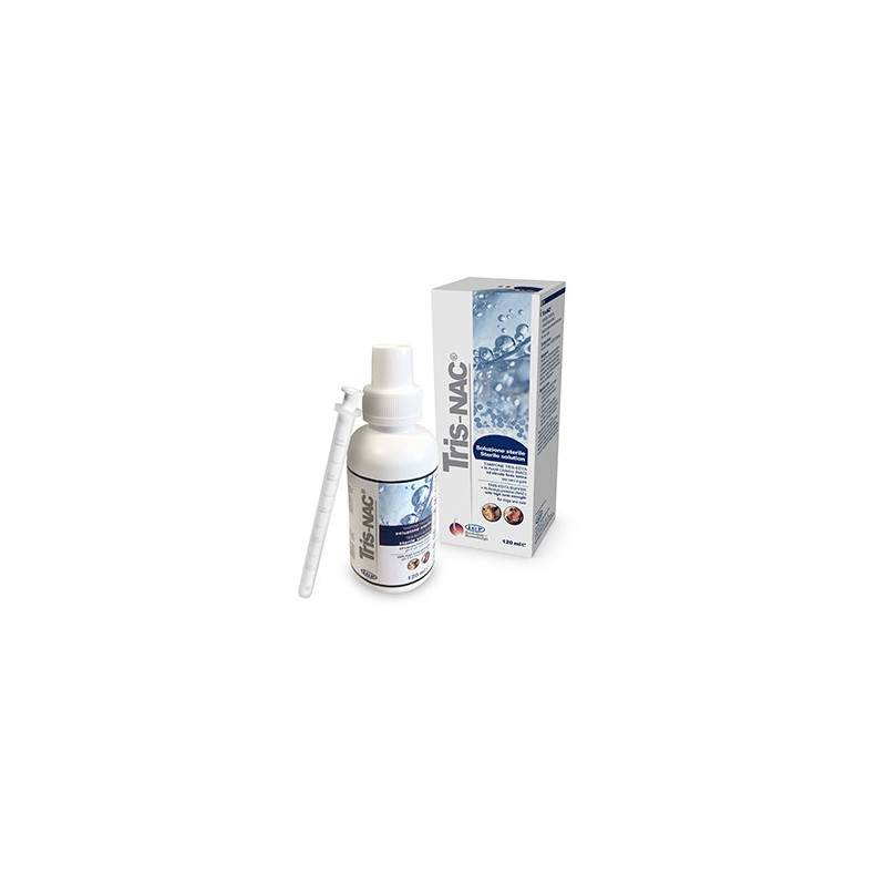 ICF Tris-Nac solution Sterile 120 ml pour Chien et Chat ICF Tris-Nac solution Sterile 120 ml pour Chien et Chat