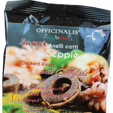 BRUNO DALLA GRANA Anelli con Seppie snack per cani 100 gr. - 