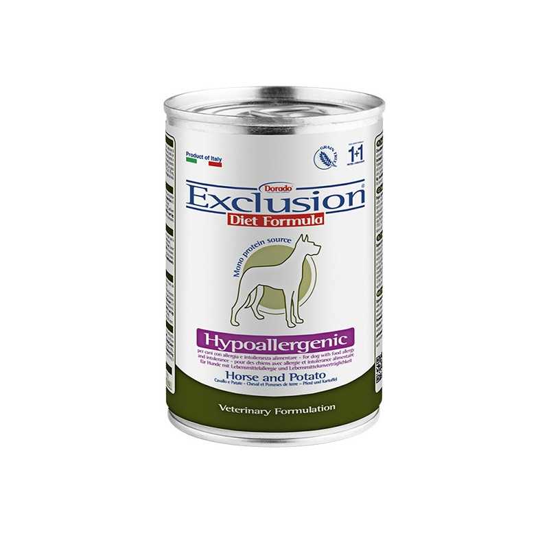 EXCLUSION Diet Hypoallergenic Cheval Pommes de terre 200 g.