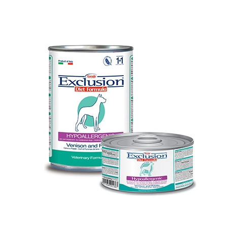EXCLUSION Diet Hypoallergenic Cervo Patate 400 gr. -