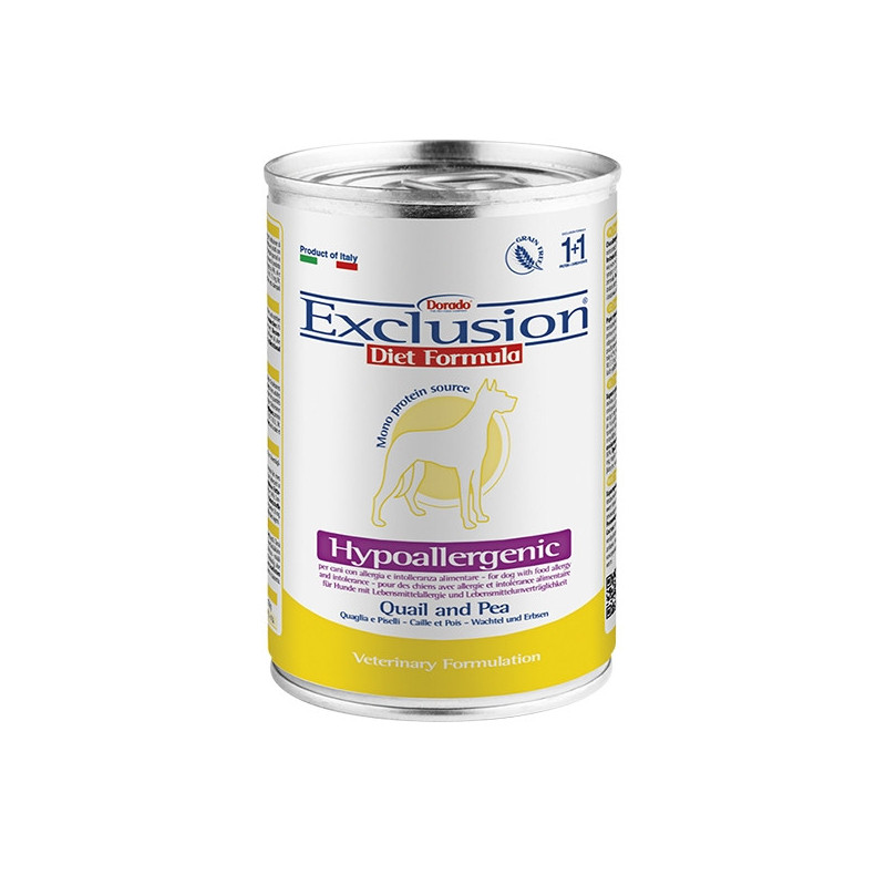 Exclusion Diet Hypoallergenic caille petits pois 200 g Exclusion Diet Hypoallergenic caille petits pois 200 g