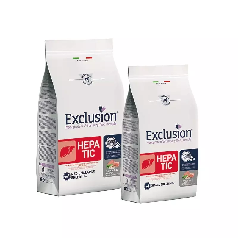 Hepatic Adult Monoproteico Pork&Rice and Pea - Medium/Large Breed da 2 kg.
