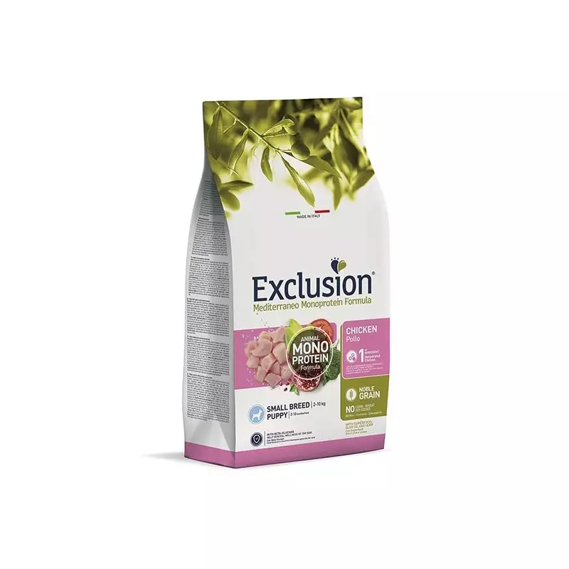 EXCLUSION MEDITERRANEO Monoproteico Puppy Taglia Piccola Pollo 500 Gr.. EXCLUSION MEDITERRANEO Monoproteico Puppy Taglia Piccola Pollo 500 Gr..