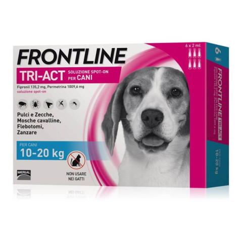 Frontline Tri-Act 10-20 kg 6 Pipetten (2 ml)
