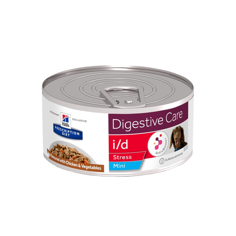 Hill's - Dog i/d Digestive Care Stress Mini Eintopf mit Huhn und Gemüse 24 X 156 Gr.