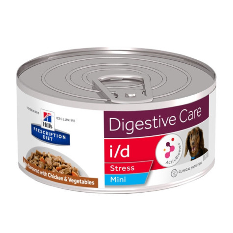 Hill's - Cane i/d Digestive Care Stress Mini Spezzatino Pollo Verdure 24 X 156 Gr. -