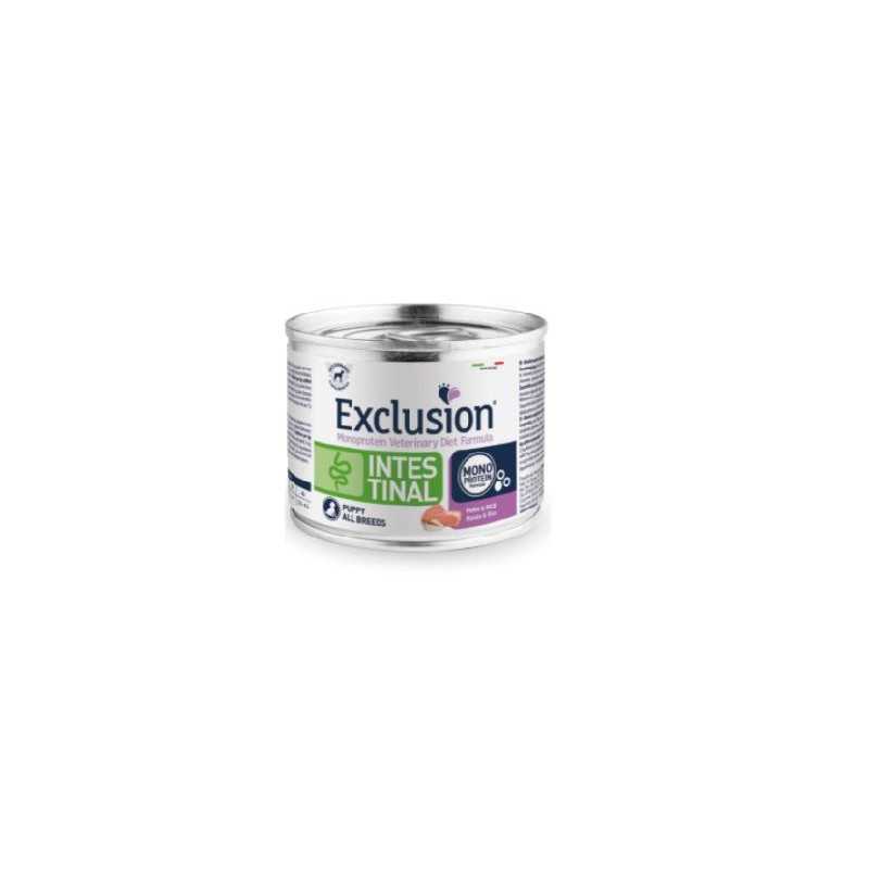 EXCLUSION Diet Intestinal Puppy et Junior Porc Riz 200 g.