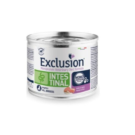 EXCLUSION Diet Intestinal Puppy & Junior Pork Rice 200 gr. - 