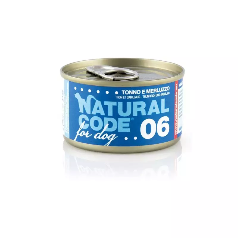 NATURAL CODE For Dog tonno e merluzzo 90 gr. 06
