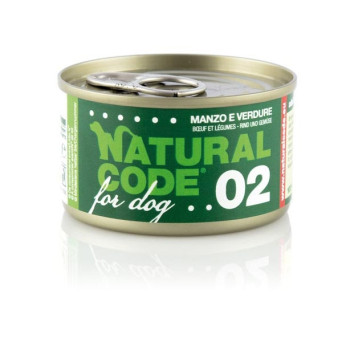NATURAL CODE For Dog manzo e verdure 90 gr. 02 - 